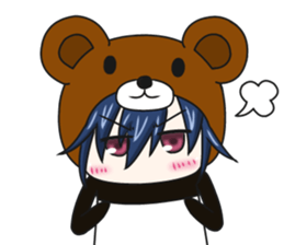 bear and panda(kuma-panda-chan) sticker #1927347