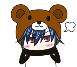 bear and panda(kuma-panda-chan) sticker #1927347