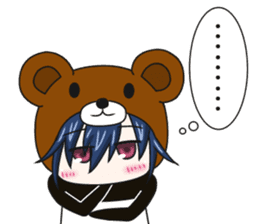 bear and panda(kuma-panda-chan) sticker #1927349