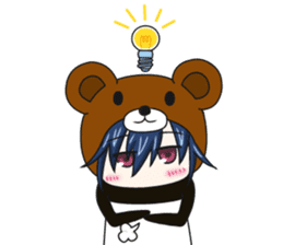 bear and panda(kuma-panda-chan) sticker #1927350