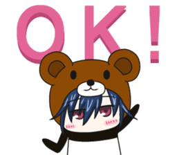 bear and panda(kuma-panda-chan) sticker #1927353