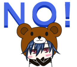 bear and panda(kuma-panda-chan) sticker #1927354