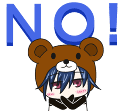 bear and panda(kuma-panda-chan) sticker #1927354