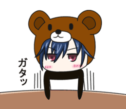 bear and panda(kuma-panda-chan) sticker #1927359