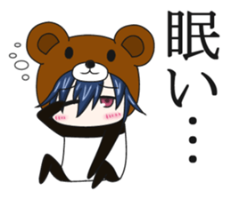 bear and panda(kuma-panda-chan) sticker #1927370