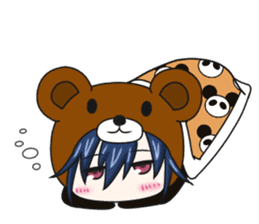 bear and panda(kuma-panda-chan) sticker #1927377
