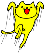 Let's play with a yellow cat sticker #1928061