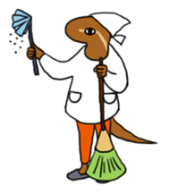 grass lizard sticker #1928230