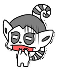 Together with the ring-tailed lemur sticker #1928839