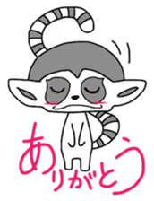 Together with the ring-tailed lemur sticker #1928840