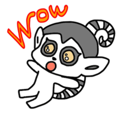 Together with the ring-tailed lemur sticker #1928842