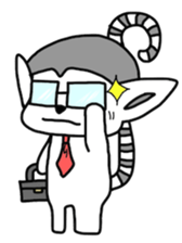 Together with the ring-tailed lemur sticker #1928851