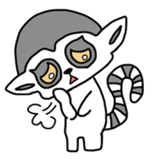 Together with the ring-tailed lemur sticker #1928854