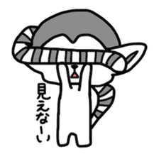 Together with the ring-tailed lemur sticker #1928857