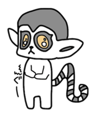 Together with the ring-tailed lemur sticker #1928858