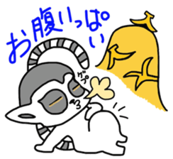 Together with the ring-tailed lemur sticker #1928859