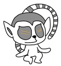 Together with the ring-tailed lemur sticker #1928862