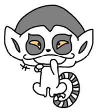 Together with the ring-tailed lemur sticker #1928865