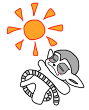 Together with the ring-tailed lemur sticker #1928869