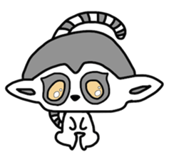 Together with the ring-tailed lemur sticker #1928870