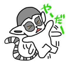 Together with the ring-tailed lemur sticker #1928874