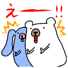 Fairy of the rabbit and bear sticker #1929311