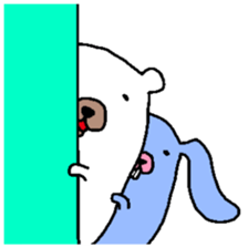 Fairy of the rabbit and bear sticker #1929314