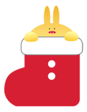 Christmas holiday of "The Rabbit" sticker #1929322