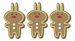 Christmas holiday of "The Rabbit" sticker #1929323