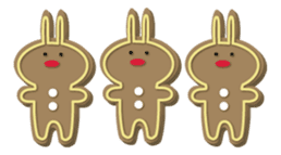 Christmas holiday of "The Rabbit" sticker #1929323