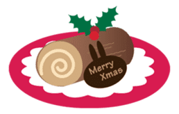 Christmas holiday of "The Rabbit" sticker #1929326