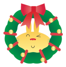 Christmas holiday of "The Rabbit" sticker #1929330