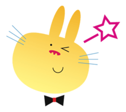 Christmas holiday of "The Rabbit" sticker #1929338