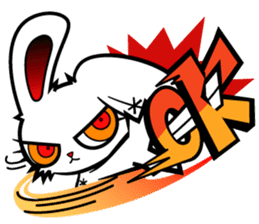 BLOODY BUNNY : 100% NO MERCY sticker #1930637