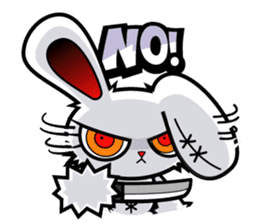 BLOODY BUNNY : 100% NO MERCY sticker #1930638