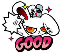 BLOODY BUNNY : 100% NO MERCY sticker #1930639