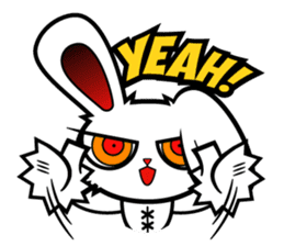 BLOODY BUNNY : 100% NO MERCY sticker #1930640