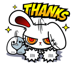 BLOODY BUNNY : 100% NO MERCY sticker #1930641