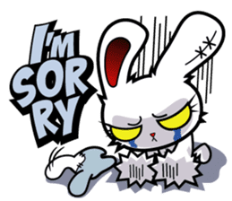 BLOODY BUNNY : 100% NO MERCY sticker #1930642
