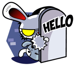 BLOODY BUNNY : 100% NO MERCY sticker #1930644