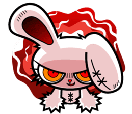BLOODY BUNNY : 100% NO MERCY sticker #1930646