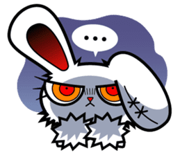 BLOODY BUNNY : 100% NO MERCY sticker #1930647