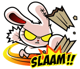 BLOODY BUNNY : 100% NO MERCY sticker #1930650