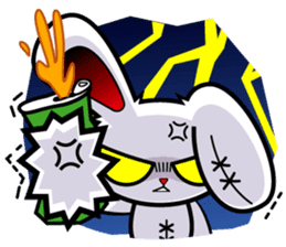 BLOODY BUNNY : 100% NO MERCY sticker #1930651