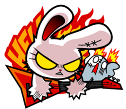 BLOODY BUNNY : 100% NO MERCY sticker #1930653