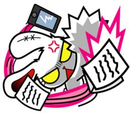 BLOODY BUNNY : 100% NO MERCY sticker #1930654