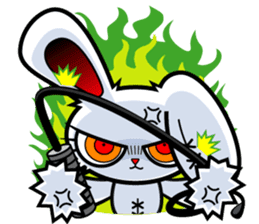 BLOODY BUNNY : 100% NO MERCY sticker #1930655