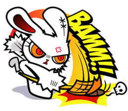 BLOODY BUNNY : 100% NO MERCY sticker #1930656