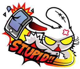 BLOODY BUNNY : 100% NO MERCY sticker #1930657