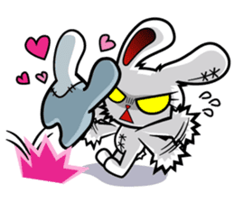 BLOODY BUNNY : 100% NO MERCY sticker #1930659